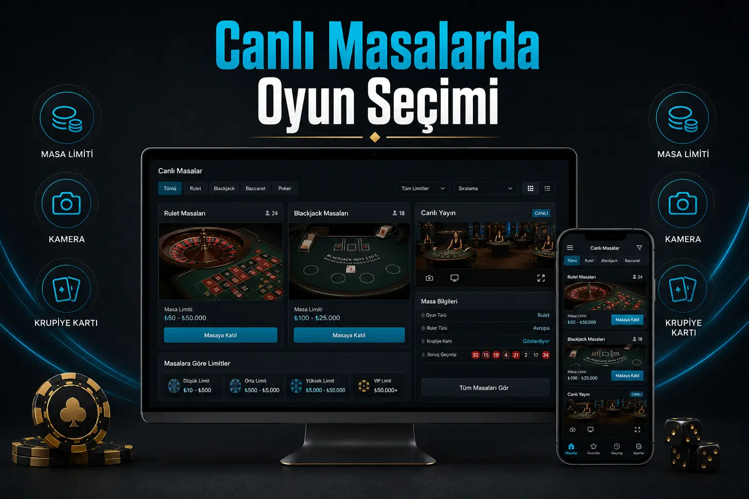 Canli masa secimi